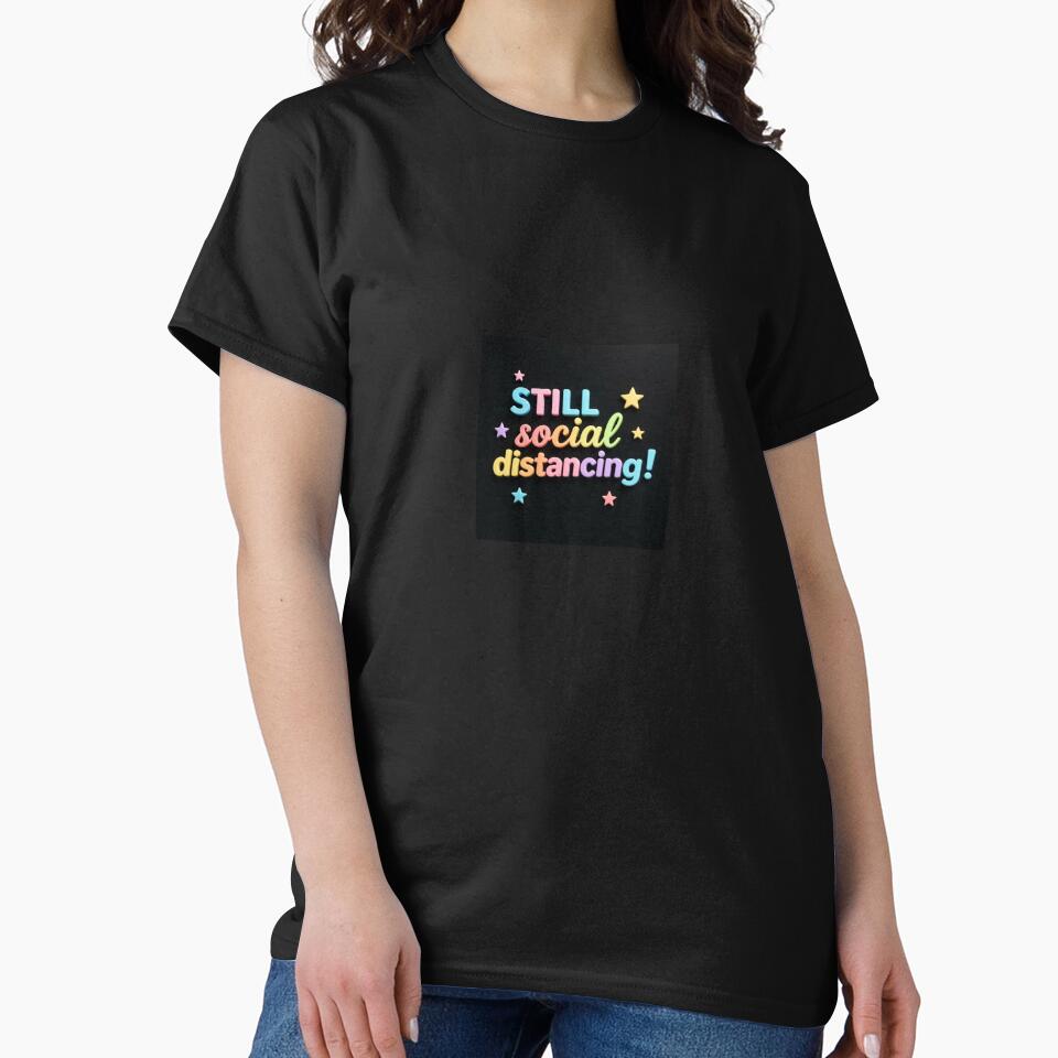Still Social Distancing – Funny Pastel Introvert Design by RantyPanda T-Shirts, Hoodie, Sweatshirt (Image 2)