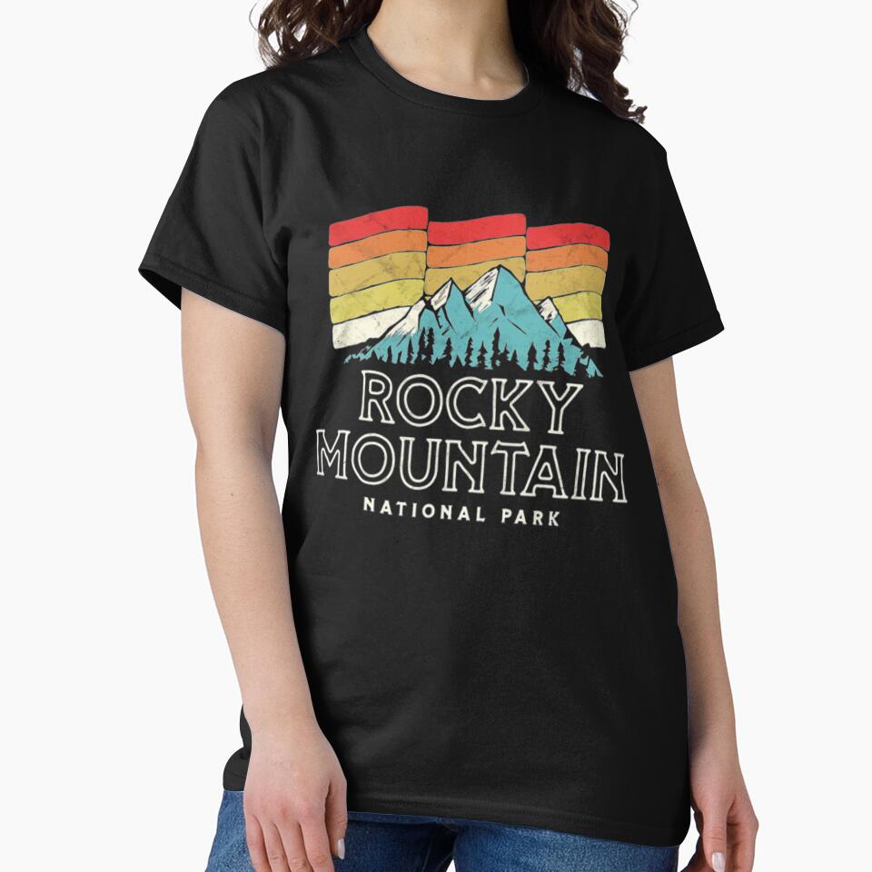 Retro Rocky Mountain National Park Funny Shirt by Clavitaps Hoodie, Sweatshirt | BlankRebels.com (Image 2)