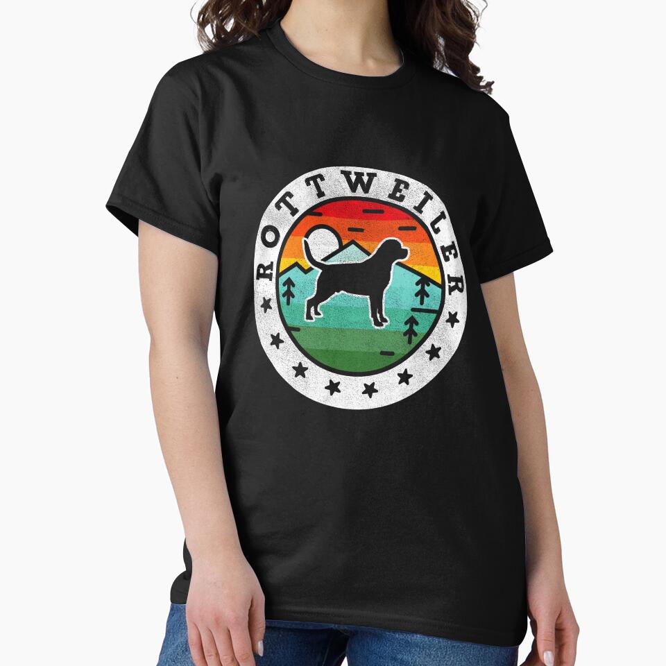 Rottweiler Dog Summer Vintage by rafaeltto T-Shirts, Hoodie, Sweatshirt | BlankRebels.com (Image 2)