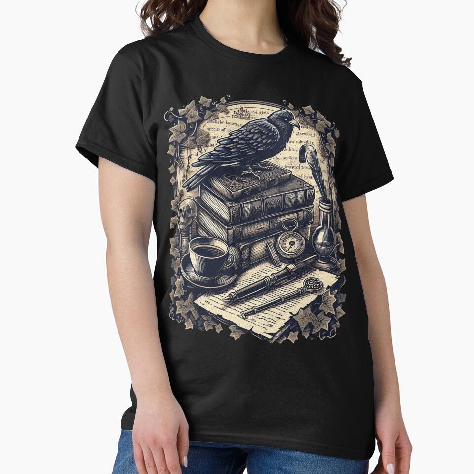Dark Academia by Myra365Art T-Shirts, Hoodie, Sweatshirt | BlankRebels.com (Image 2)