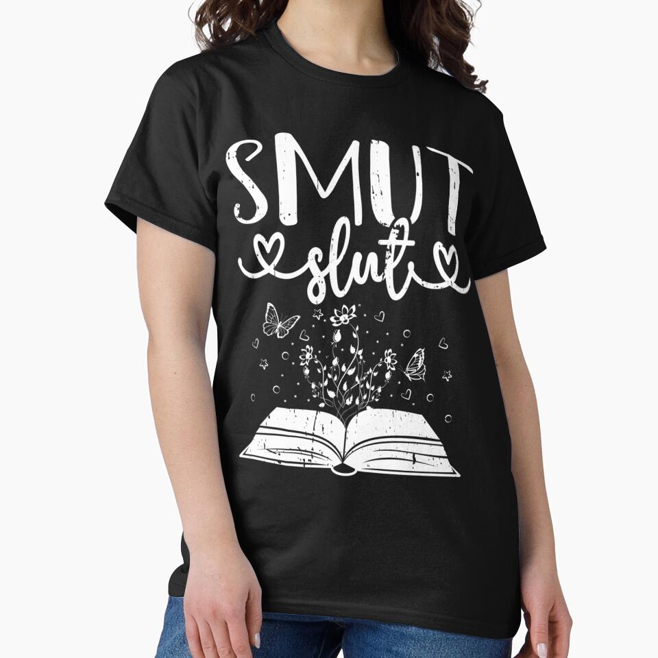 Smut Slut Funny Romance Book Lover Reading Reader by KristinTara T-Shirts, Hoodie, Sweatshirt | BlankRebels.com (Image 2)