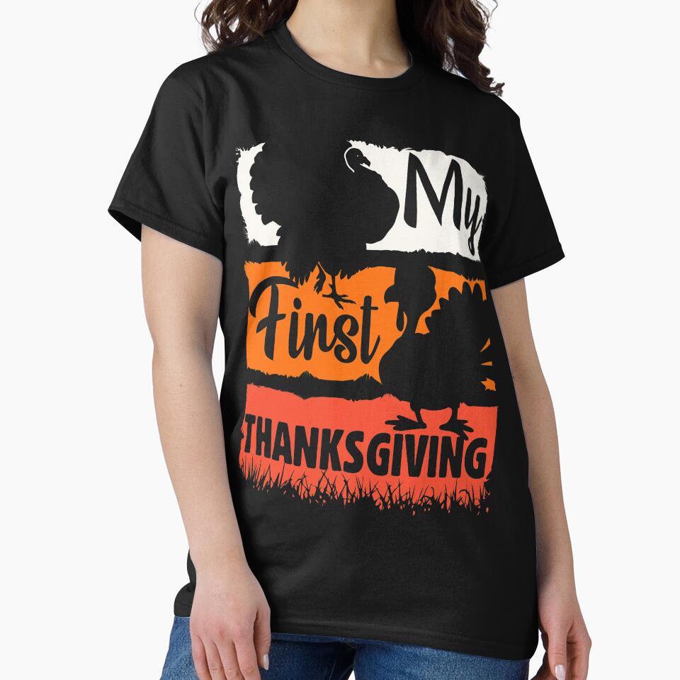 My First Thanksgiving by Daluyong T-Shirts, Hoodie, Sweatshirt | BlankRebels.com (Image 2)