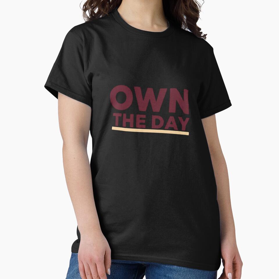 Own the Day – Discipline, Control & Success Mindset Typography Design by NESTZERO T-Shirts, Hoodie, Sweatshirt (Image 2)