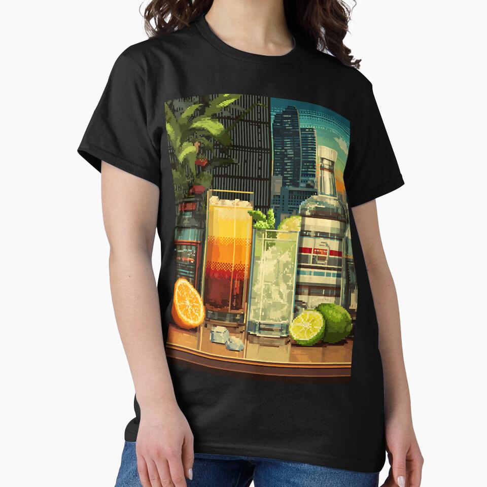 Gaming Pixel Art Drink by bapupa T-Shirts, Hoodie, Sweatshirt | BlankRebels.com (Image 2)