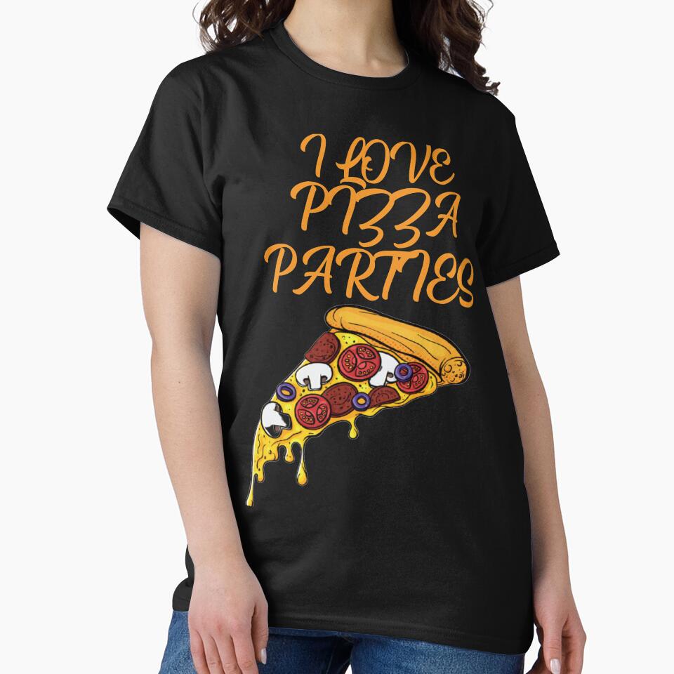 I Love Pizza Parties by Ivardesigner T-Shirts, Hoodie, Sweatshirt | BlankRebels.com (Image 2)