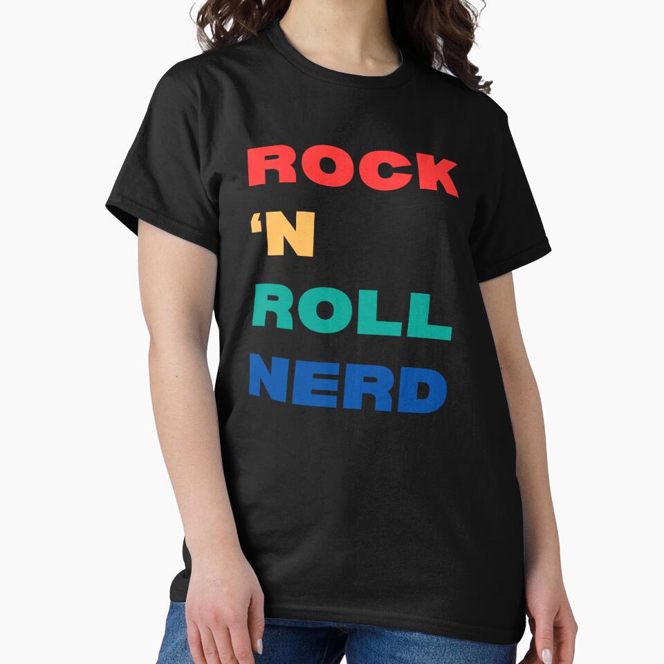 Rock 'n Roll Nerd by fishfishjelly T-Shirts, Hoodie, Sweatshirt | BlankRebels.com (Image 2)