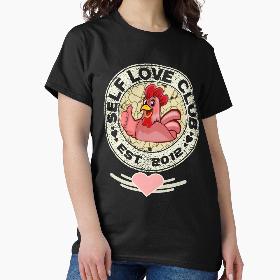 Self Love Club a heartfelt design by DNC1134 T-Shirts, Hoodie, Sweatshirt | BlankRebels.com (Image 2)