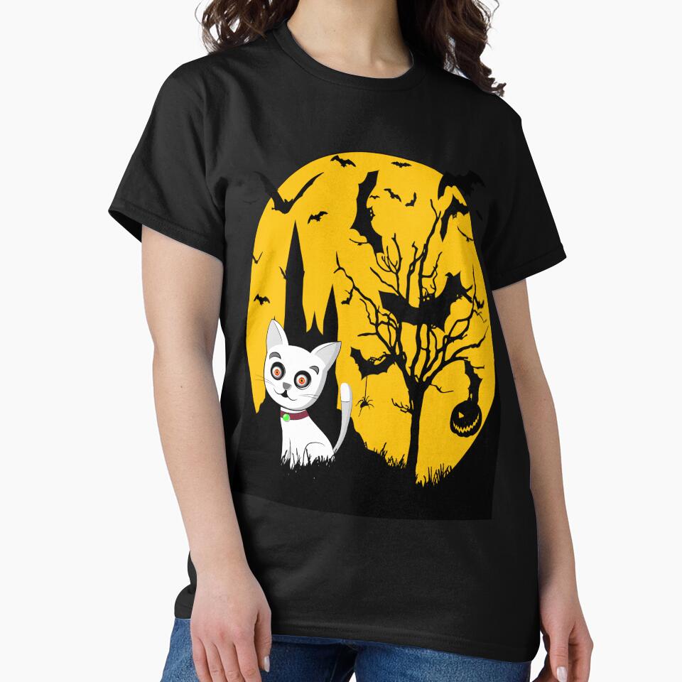 Cute meoween | halloween town | Halloween pet art by ZOBBI T-Shirts, Hoodie, Sweatshirt | BlankRebels.com (Image 2)