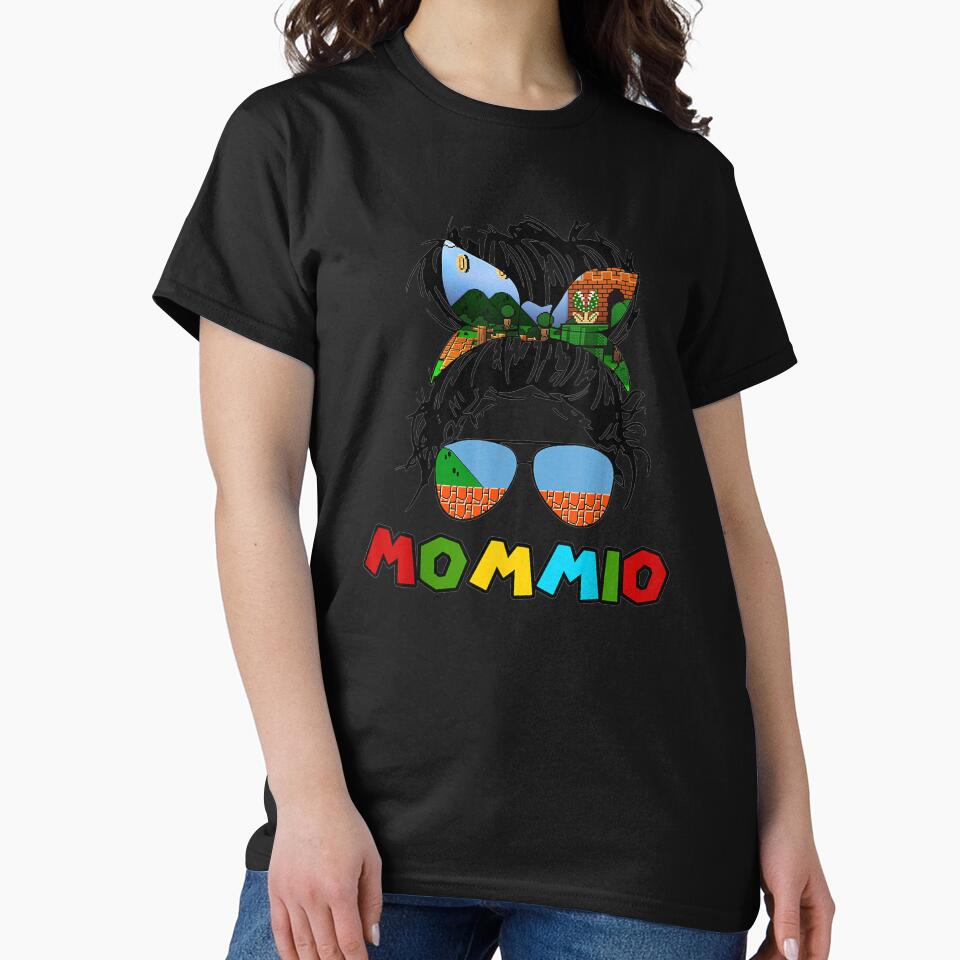 Super Mommio As Mom Life Messy Bun Funny For Kid by Orbanerik T-Shirts, Hoodie, Sweatshirt | BlankRebels.com (Image 2)