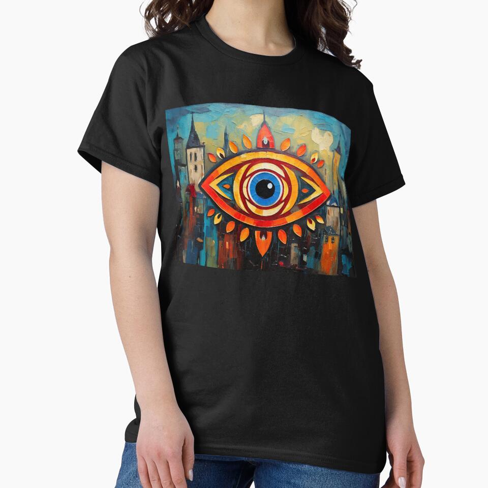 Evil Eye Painting by ArtFactoryAI T-Shirts, Hoodie, Sweatshirt | BlankRebels.com (Image 2)