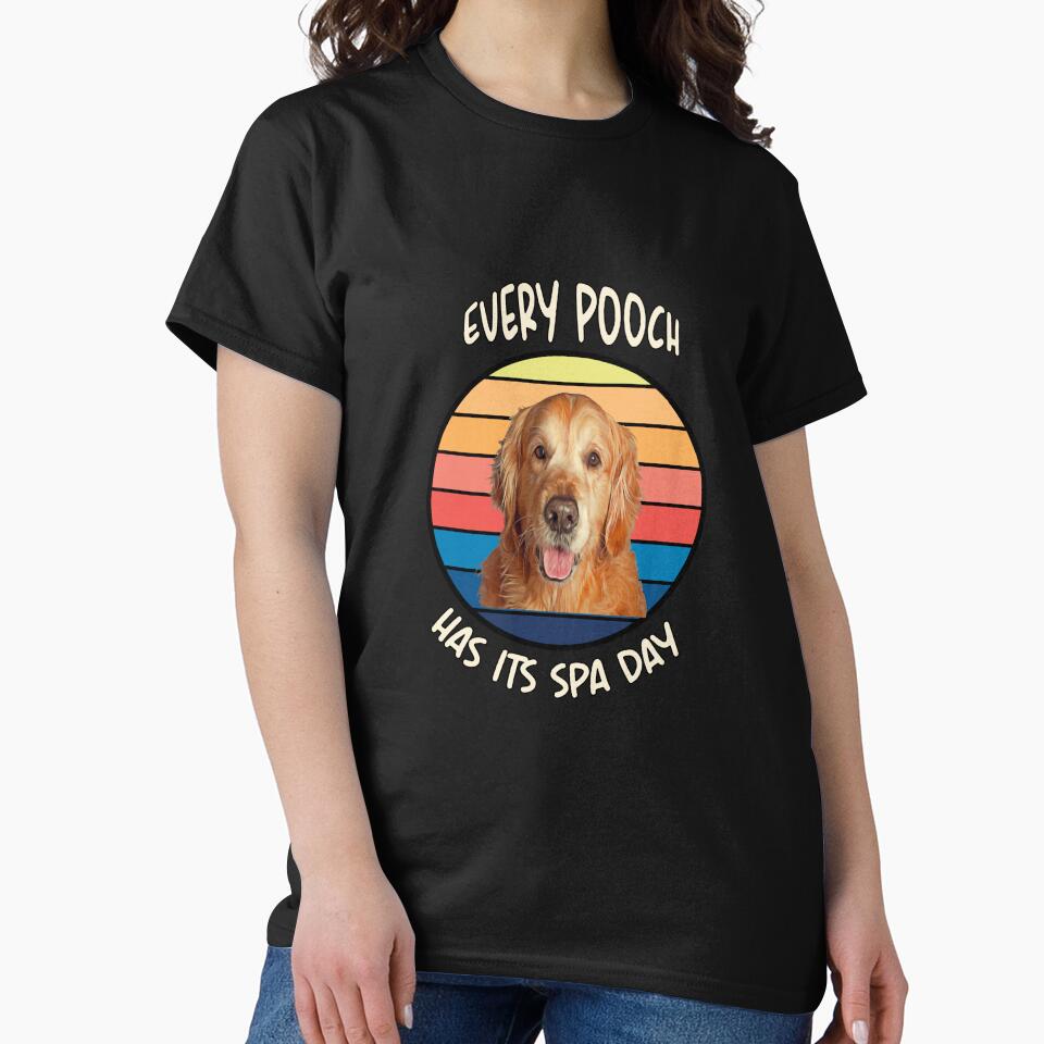 Golden Retriever Dog Owner Design Every Pooch Has Its Spa Day by fantasticdesign T-Shirts, Hoodie, Sweatshirt (Image 2)