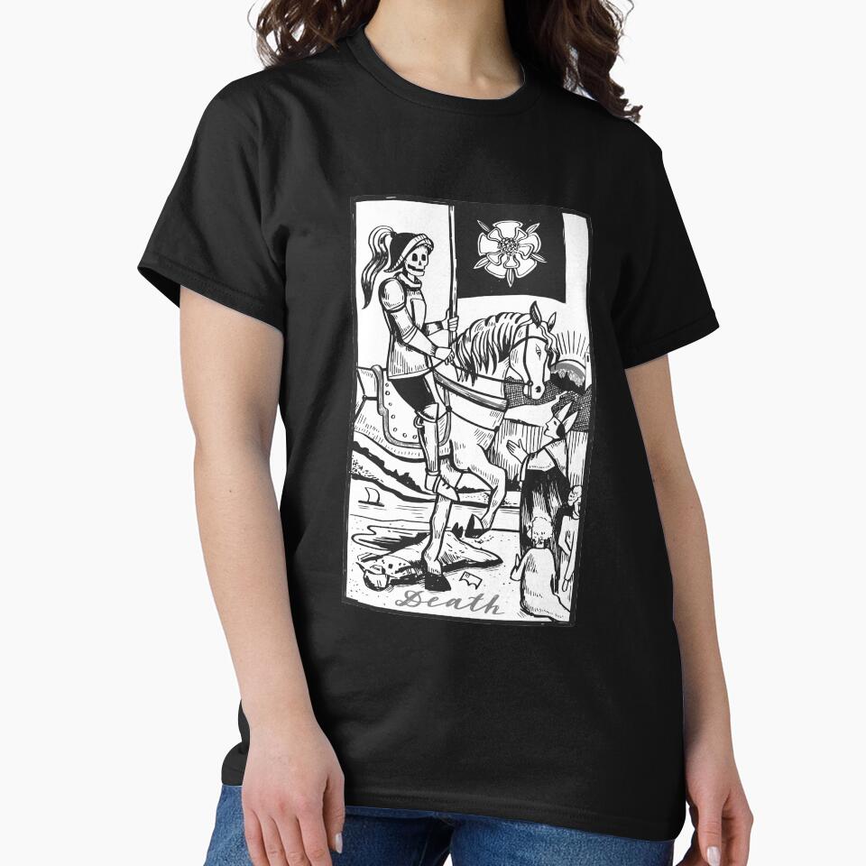 Vintage Death Tarot Old Tarot Cards XIII by enjoytheshirt T-Shirts, Hoodie, Sweatshirt | BlankRebels.com (Image 2)