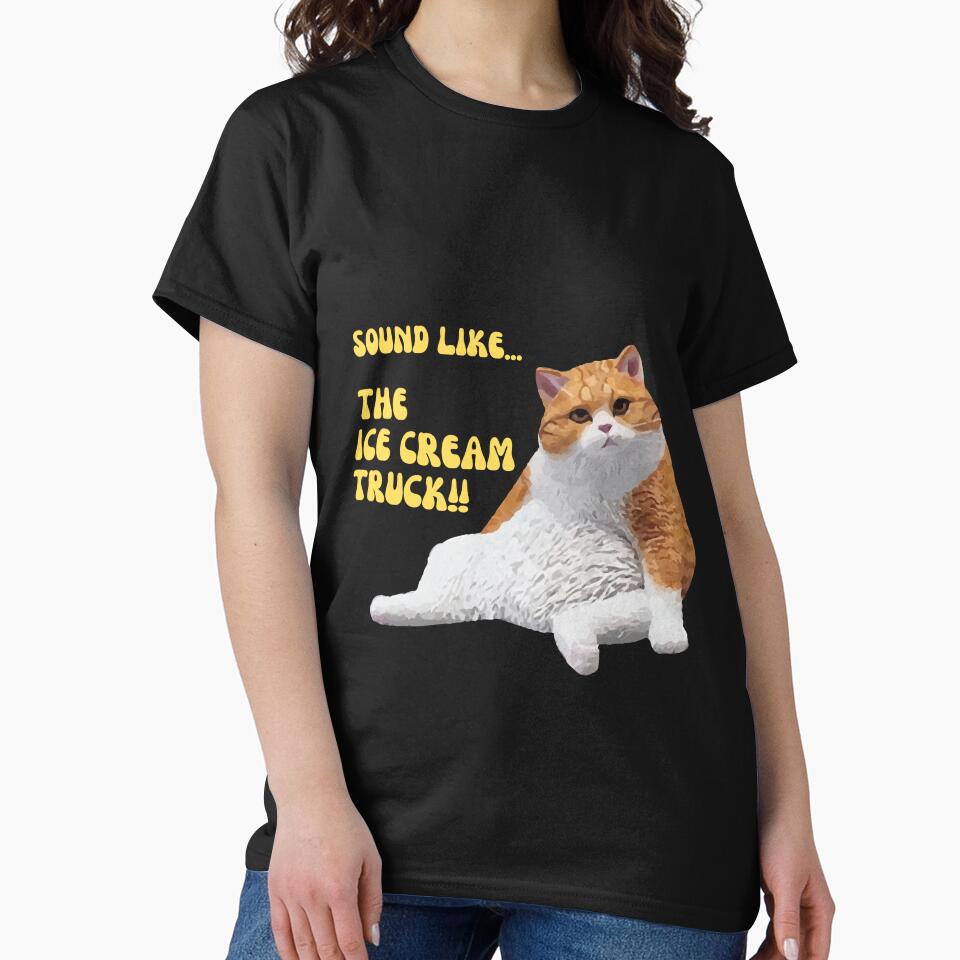 Funny Cat Waiting For Icecream by Wehavefun T-Shirts, Hoodie, Sweatshirt | BlankRebels.com (Image 2)