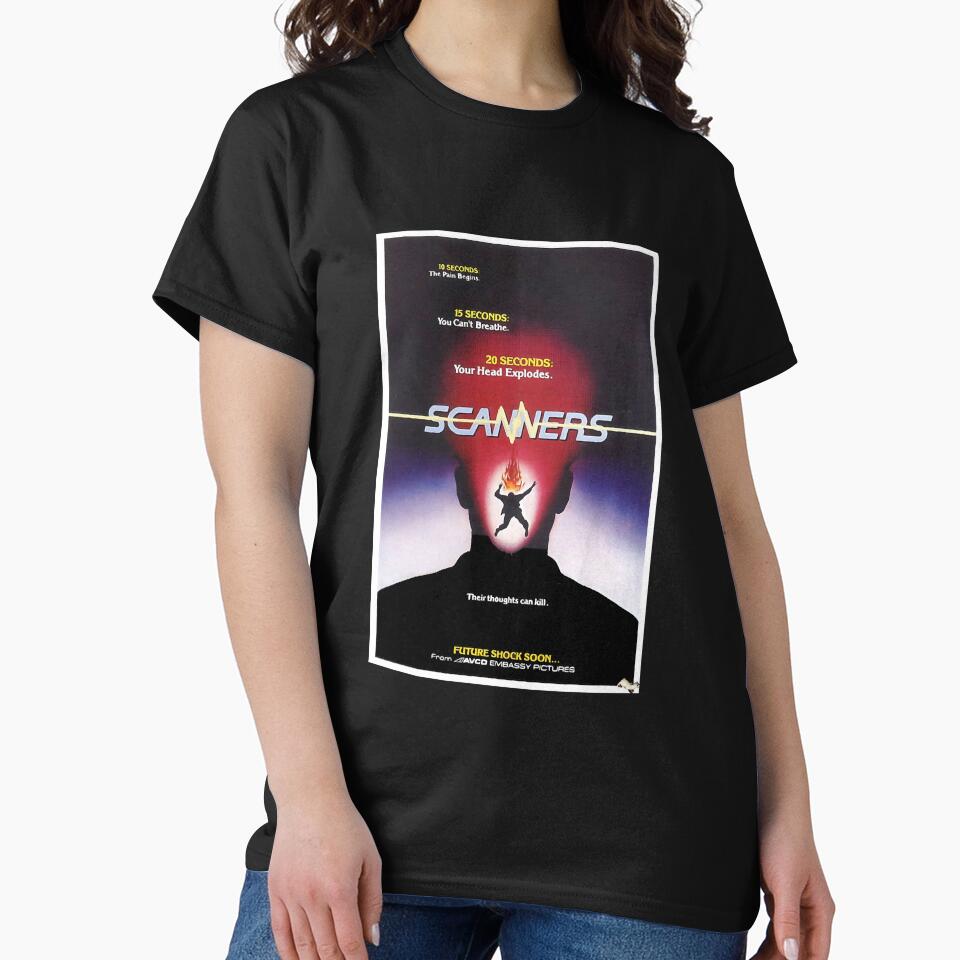 Movie Poster Merchandise Scanners Halloween Horror scifi film by ScannersTuyenHo T-Shirts, Hoodie, Sweatshirt (Image 2)