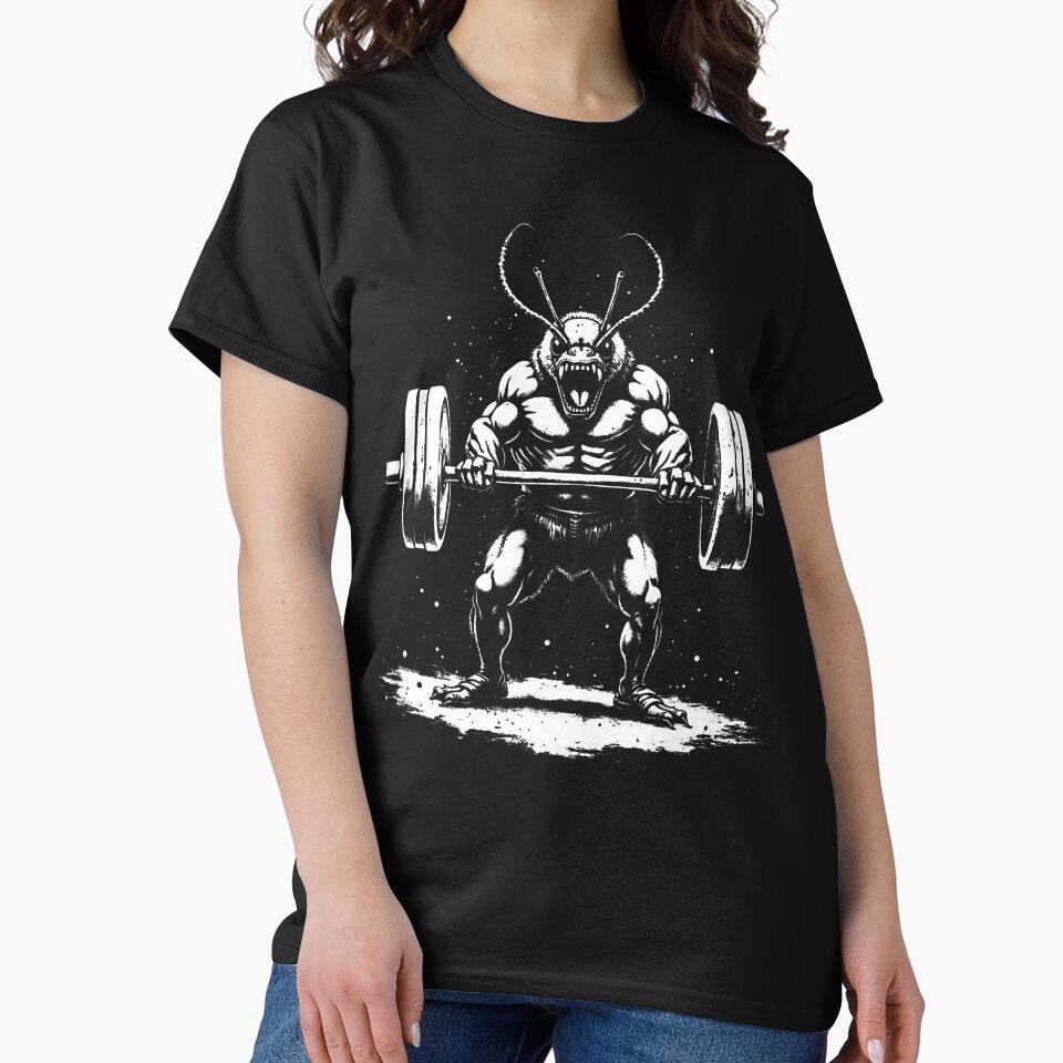 Vintage Dung Beetle Powerlifting Workout Animal Distressed by MargieLauren T-Shirts, Hoodie, Sweatshirt (Image 2)
