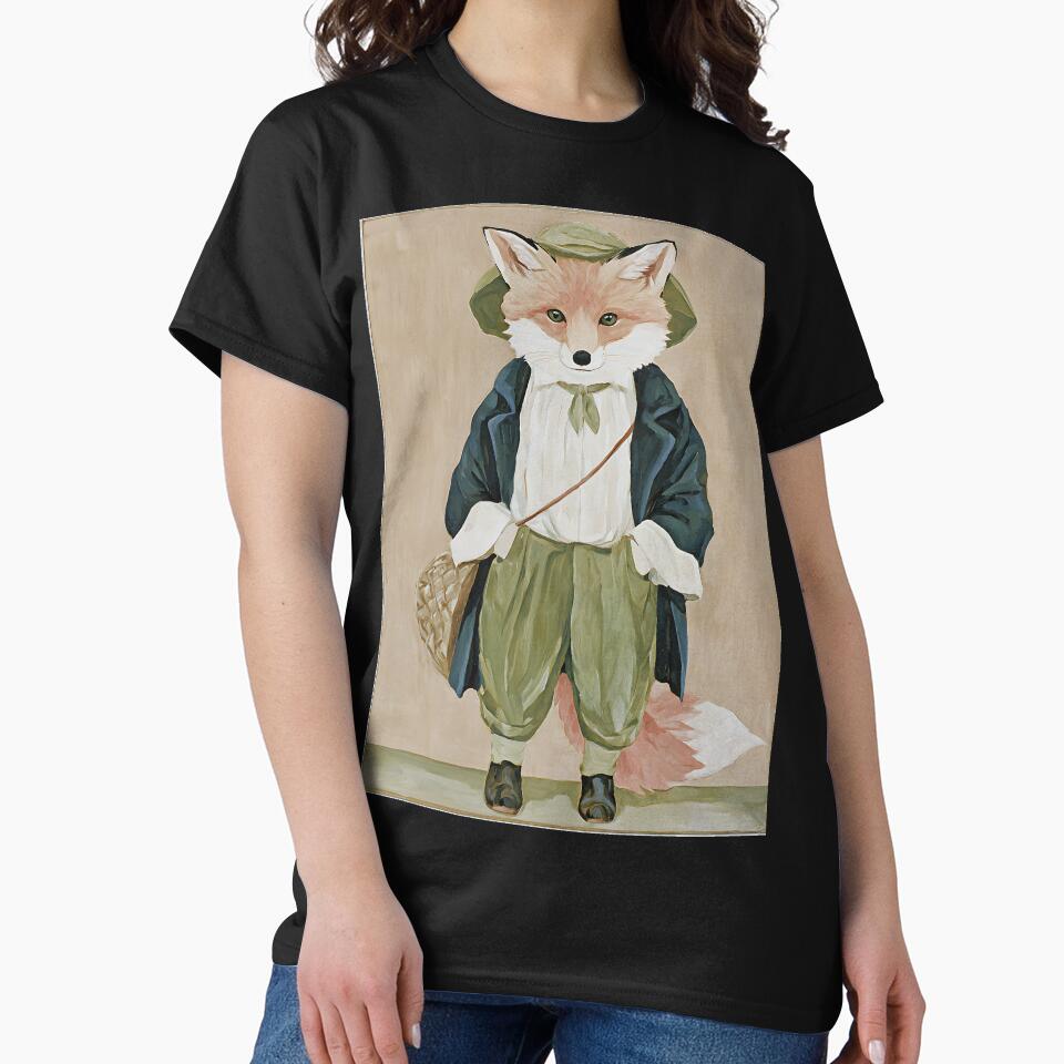 The Whimsical Cottagecore Fox by bapupa T-Shirts, Hoodie, Sweatshirt | BlankRebels.com (Image 2)