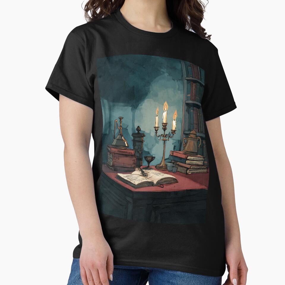 Vintage Dark Academia Study by bapupa T-Shirts, Hoodie, Sweatshirt | BlankRebels.com (Image 2)