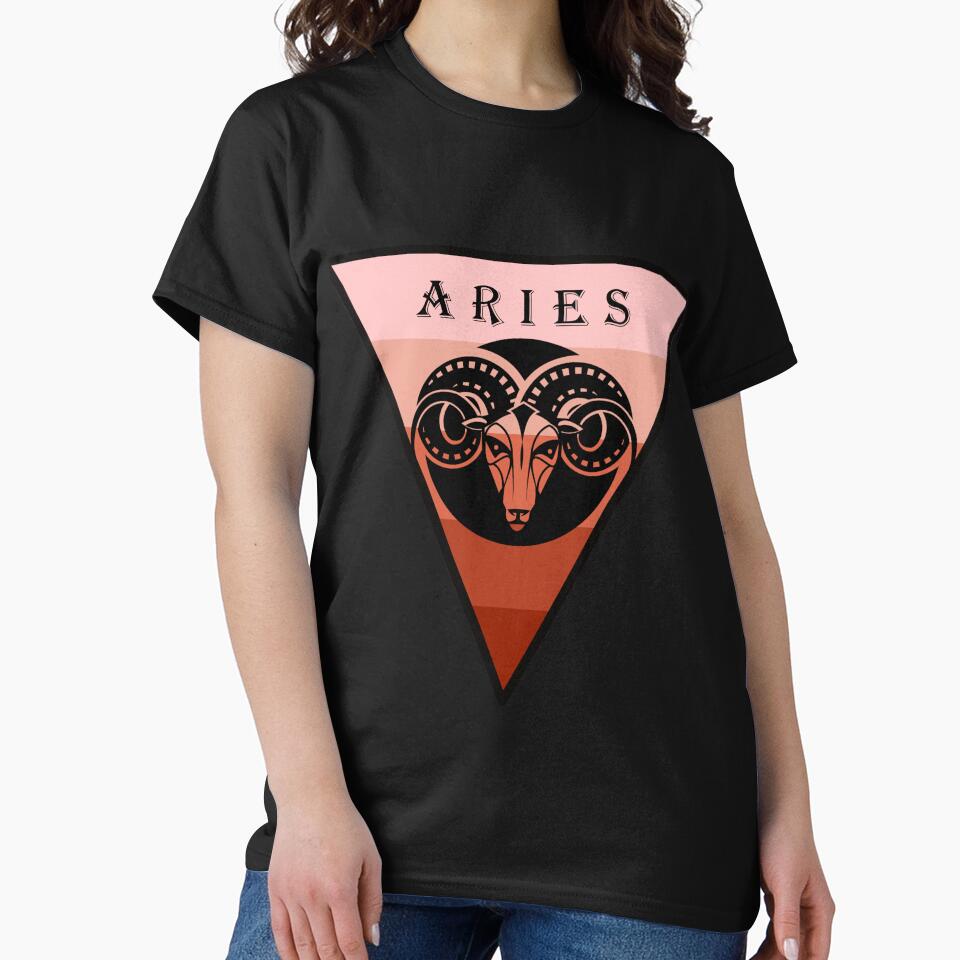 Aries Zodiac Sign by Gina-Driada T-Shirts, Hoodie, Sweatshirt | BlankRebels.com (Image 2)