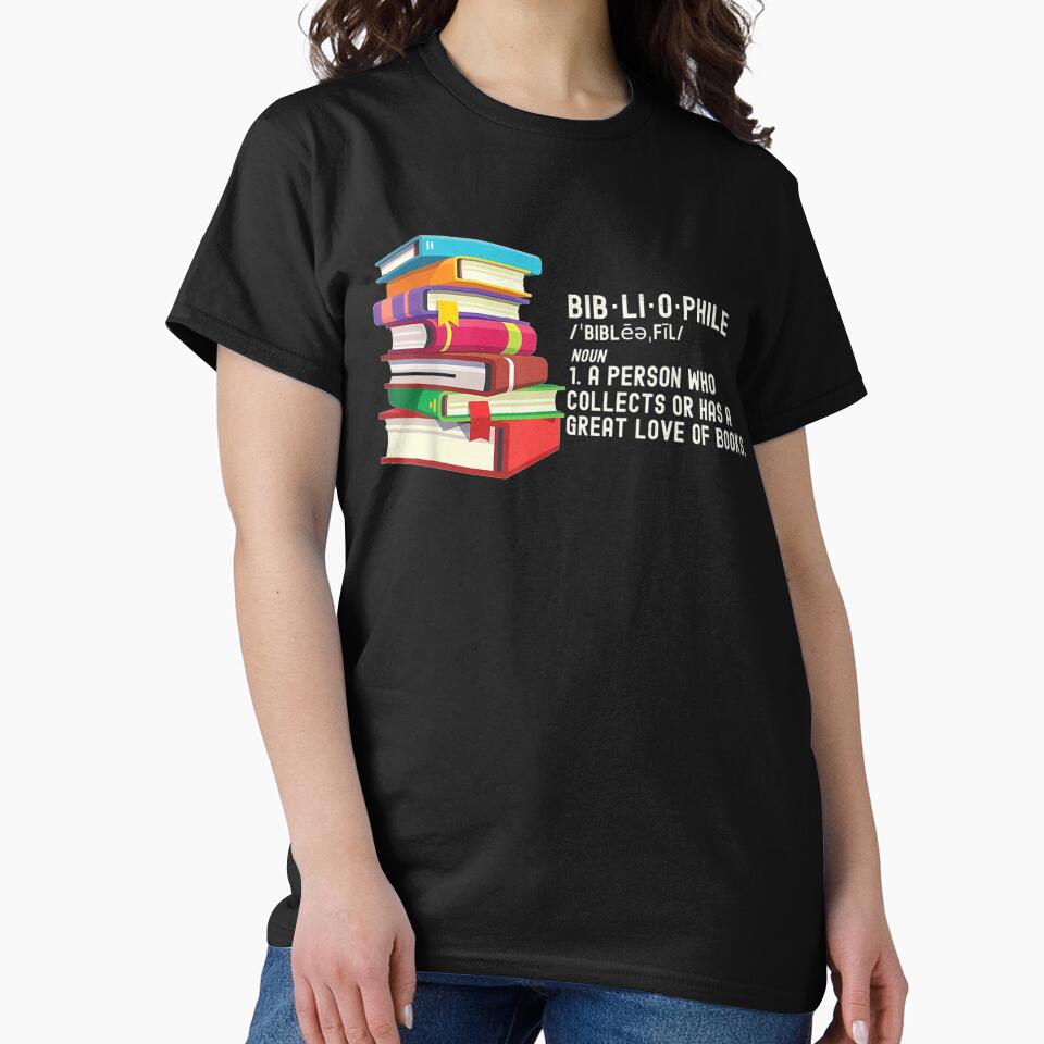 Bibliophile Book Lover Reading Teacher Gift by charissamo77 T-Shirts, Hoodie, Sweatshirt | BlankRebels.com (Image 2)