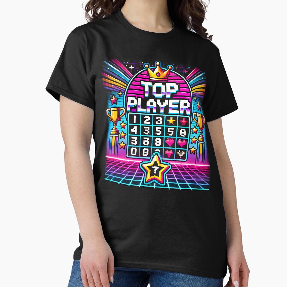 Top Player Pixel Perfect Leaderboard T-Shirts, Hoodie, Sweatshirt