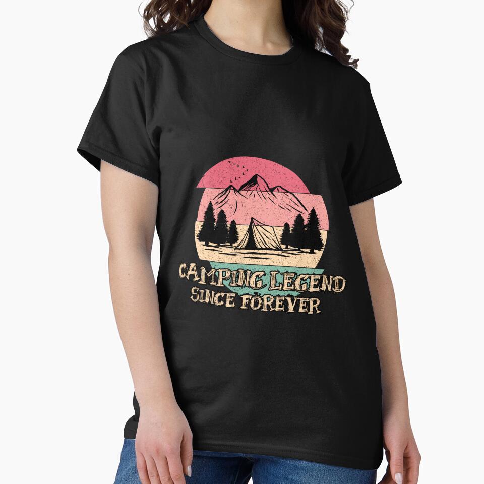Camping Legend Since Forever by lunacarter T-Shirts, Hoodie, Sweatshirt | BlankRebels.com (Image 2)