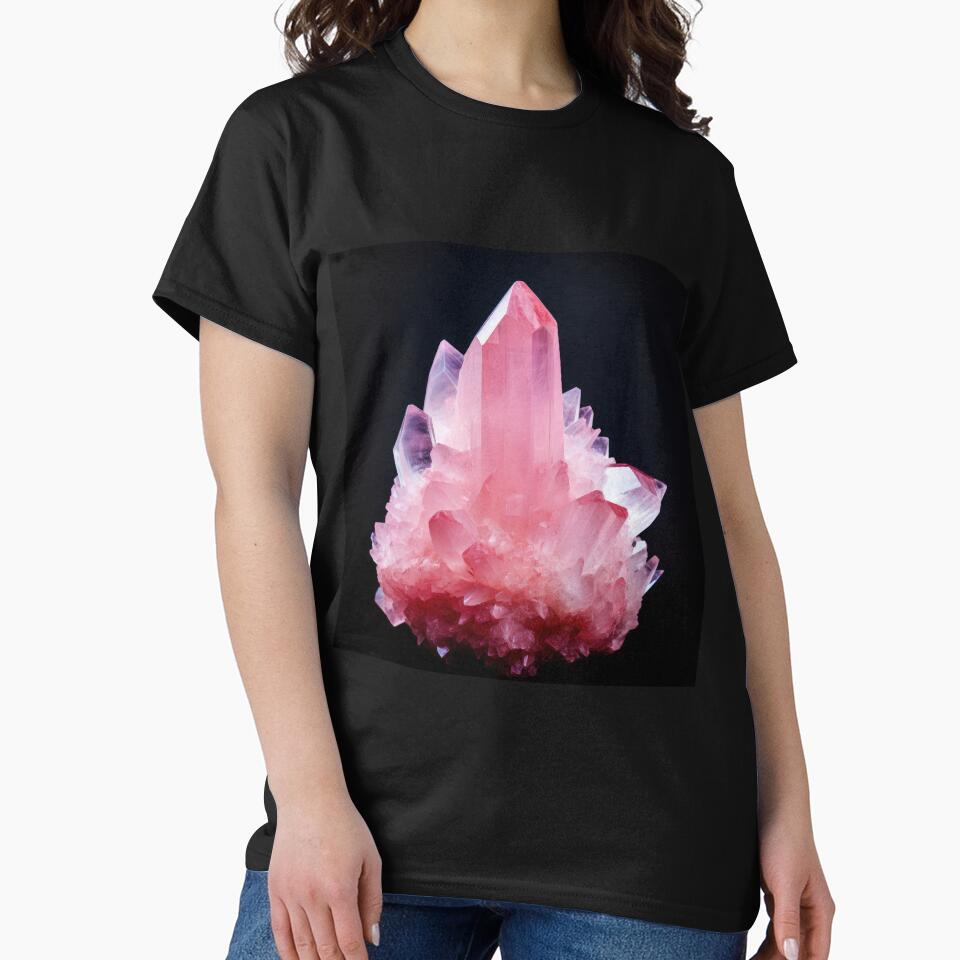 Rose Quartz 01 Healing Crystal by mhfoto T-Shirts, Hoodie, Sweatshirt | BlankRebels.com (Image 2)