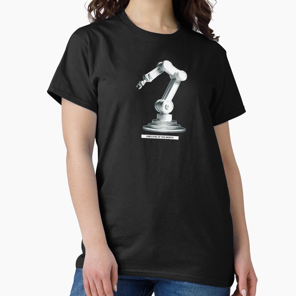 EMPLOYEE OF THE MONTH ROBOT FUNNY by HYPeR-NaTUrE T-Shirts, Hoodie, Sweatshirt | BlankRebels.com (Image 2)