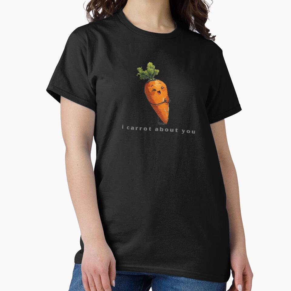 I Carrot About You - Cute Pun | TeeHee Puns Funny Design by TeeHee Puns