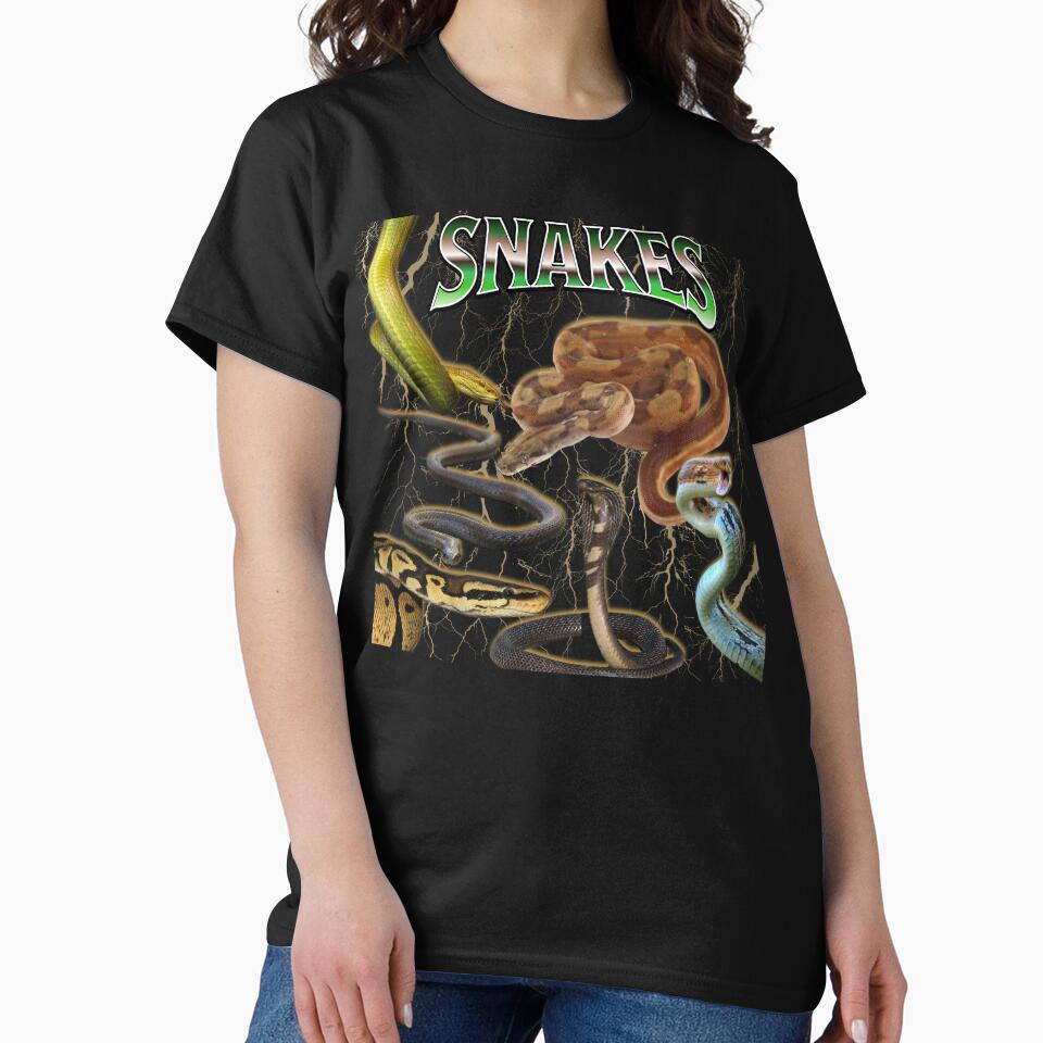 Snake Bootleg Vintage by FateAndStardust T-Shirts, Hoodie, Sweatshirt | BlankRebels.com (Image 2)