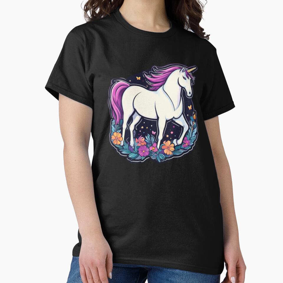 Fun Unicorn Art by Planetporridge T-Shirts, Hoodie, Sweatshirt | BlankRebels.com (Image 2)