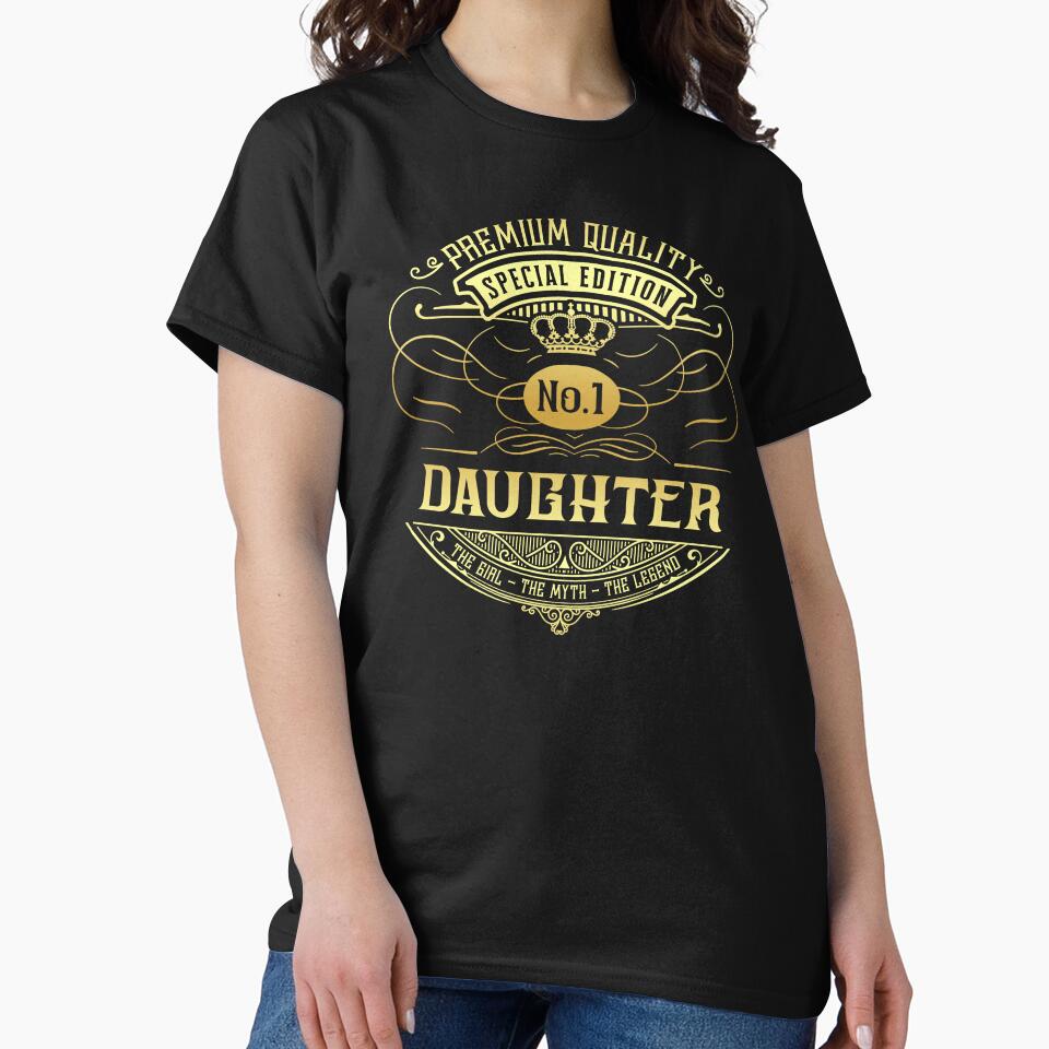 Matching Family Vintage Whiskey Label Daughter by goingoncetwice T-Shirts, Hoodie, Sweatshirt | BlankRebels.com (Image 2)
