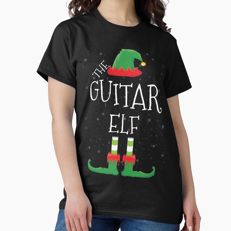 Guitar Elf Family Matching Christmas Group Funny Gift by DavisHasari T-Shirts, Hoodie, Sweatshirt | BlankRebels.com (Image 2)
