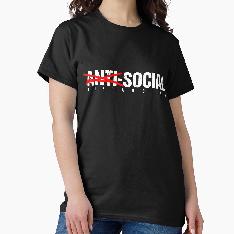 Anti-Social Distancing Quaratine Gift Ideas by AlphaDist2 T-Shirts, Hoodie, Sweatshirt | BlankRebels.com (Image 2)