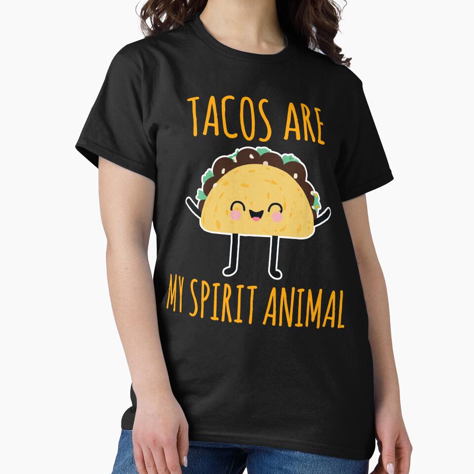 Tacos Are My Spirit Animal Taco Lover Design by narekmug T-Shirts, Hoodie, Sweatshirt | BlankRebels.com (Image 2)