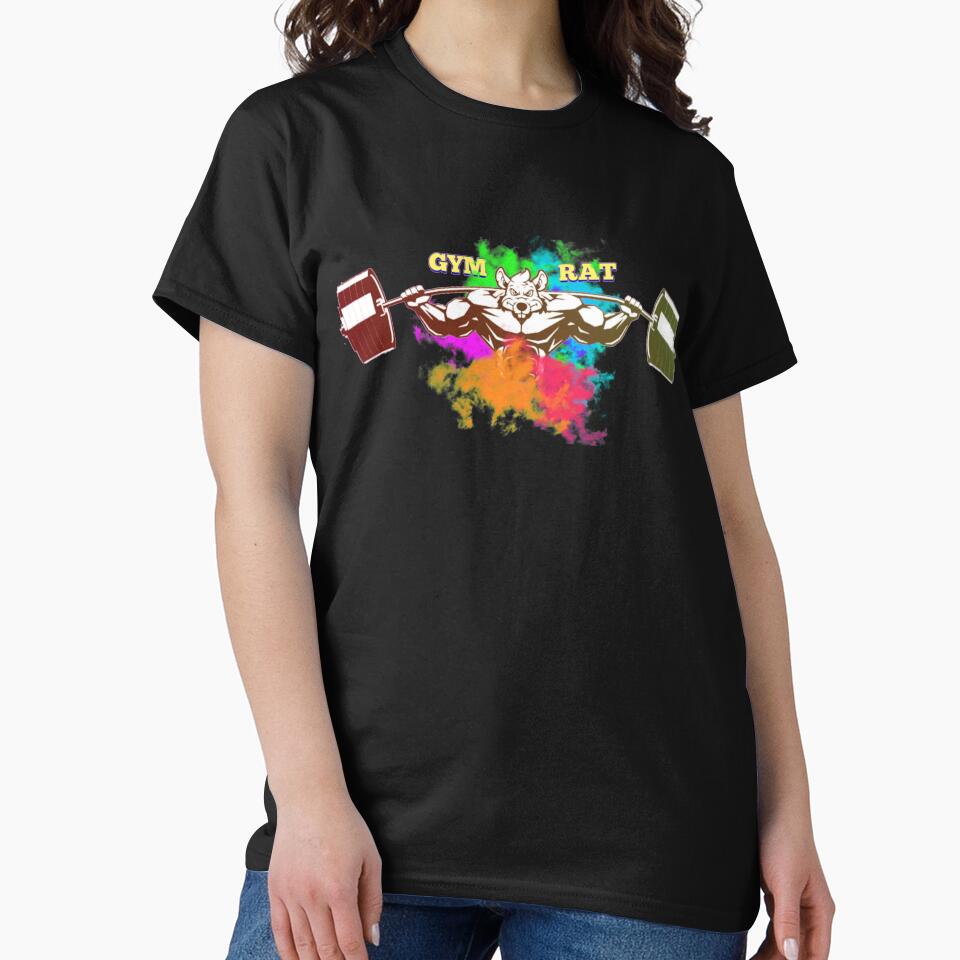Gym Rat by Deadpan Daily T-Shirts, Hoodie, Sweatshirt | BlankRebels.com (Image 2)