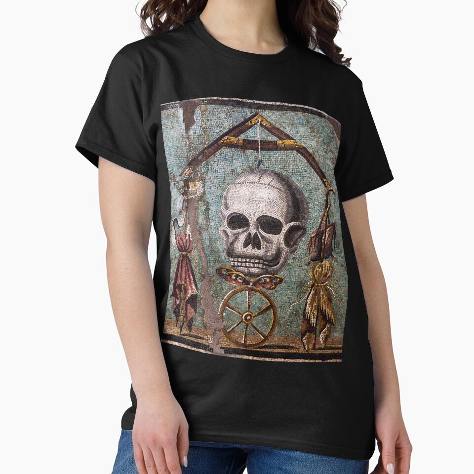 POMPEII COLLECTION / MEMENTO MORI, SKULL ,BUTTERFLY  AND WHEEL OF FORTUNE by BulganLumini T-Shirts, Hoodie,... (Image 2)