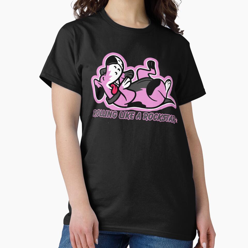 POOCH ROLLING LIKE A ROCKSTAR by BRIAN  PIERRE-ALEXANDER T-Shirts, Hoodie, Sweatshirt | BlankRebels.com (Image 2)