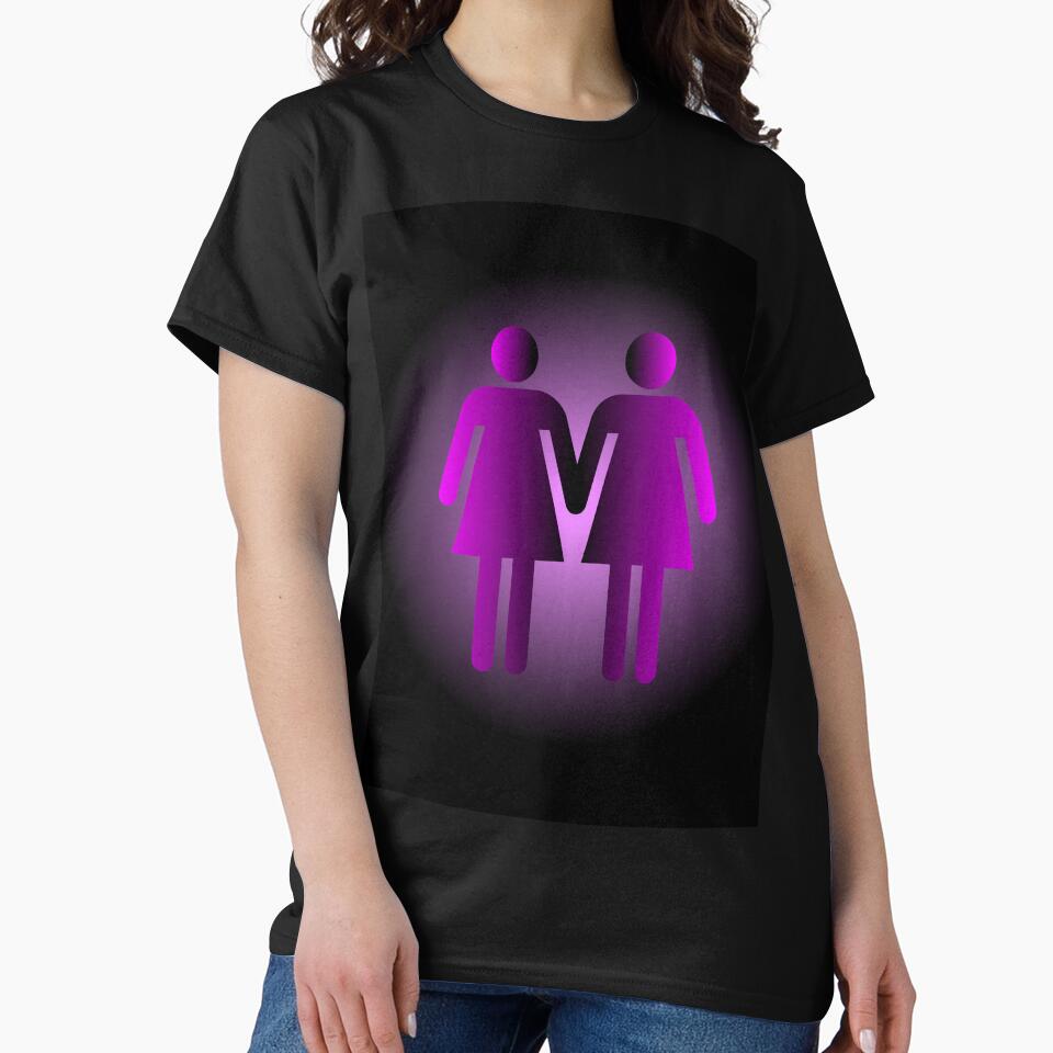 Lesbian Couple Symbol by Alienzombie13 T-Shirts, Hoodie, Sweatshirt | BlankRebels.com (Image 2)