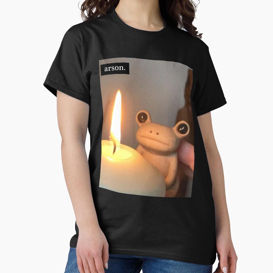 HD Arson Evil Sad Frog Face Meme by fomodesigns T-Shirts, Hoodie, Sweatshirt | BlankRebels.com (Image 2)
