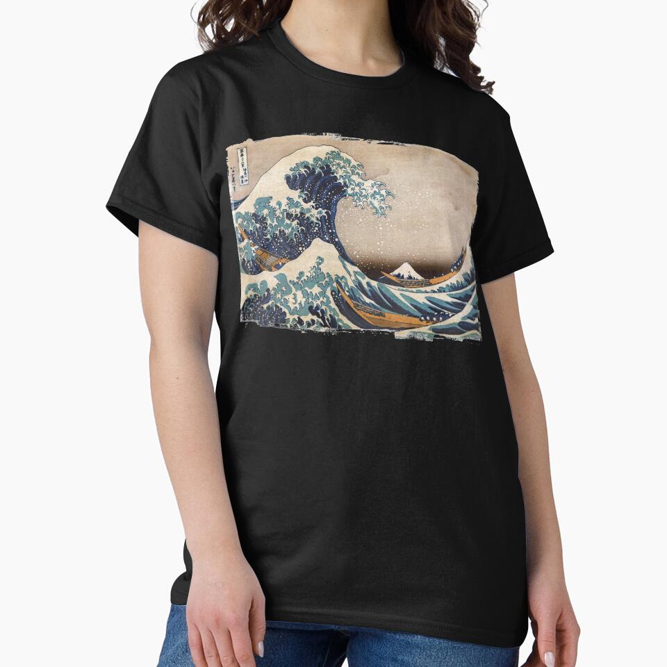 The Great Wave off Kanagawa by VintageArchive T-Shirts, Hoodie, Sweatshirt | BlankRebels.com (Image 2)