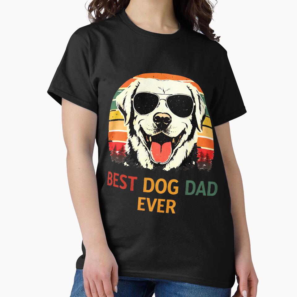 Best Dog Dad Ever Vintage Retro by Rosomyat Design T-Shirts, Hoodie, Sweatshirt | BlankRebels.com (Image 2)