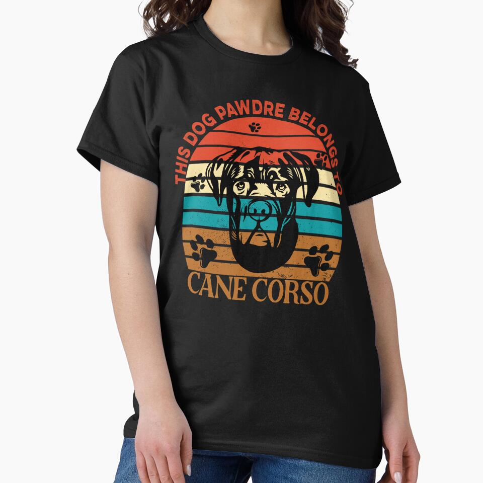 Dog Pawdre Dad Cane Corso Owner Vintage by Cuddlythopia T-Shirts, Hoodie, Sweatshirt | BlankRebels.com (Image 2)