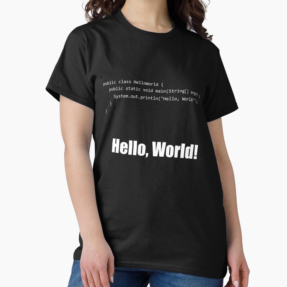 Hello World Java T-Shirts, Hoodie, Sweatshirt