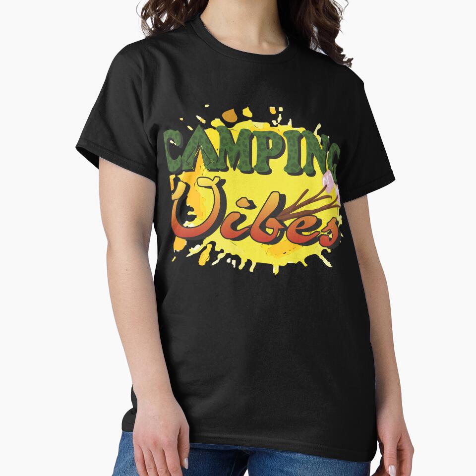 Camping vibes by schoolarts T-Shirts, Hoodie, Sweatshirt | BlankRebels.com (Image 2)