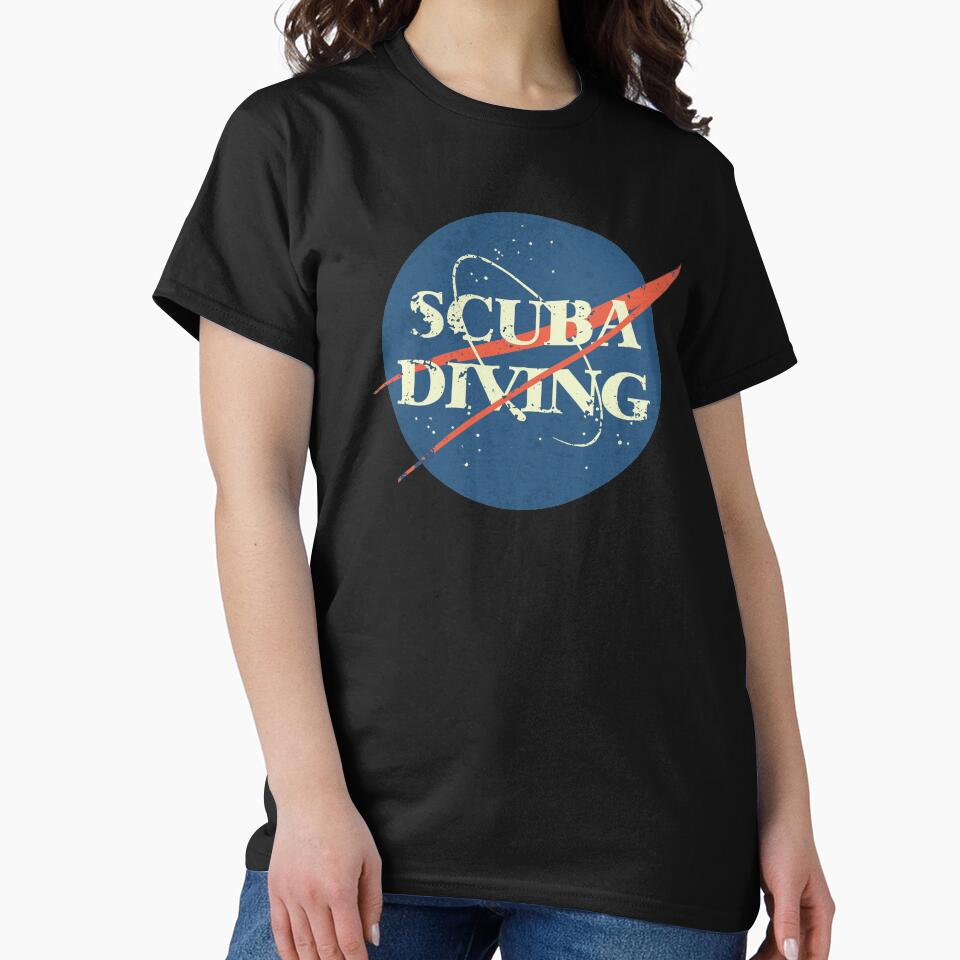 Vintage Scuba Diving Space T-Shirts, Hoodie, Sweatshirt