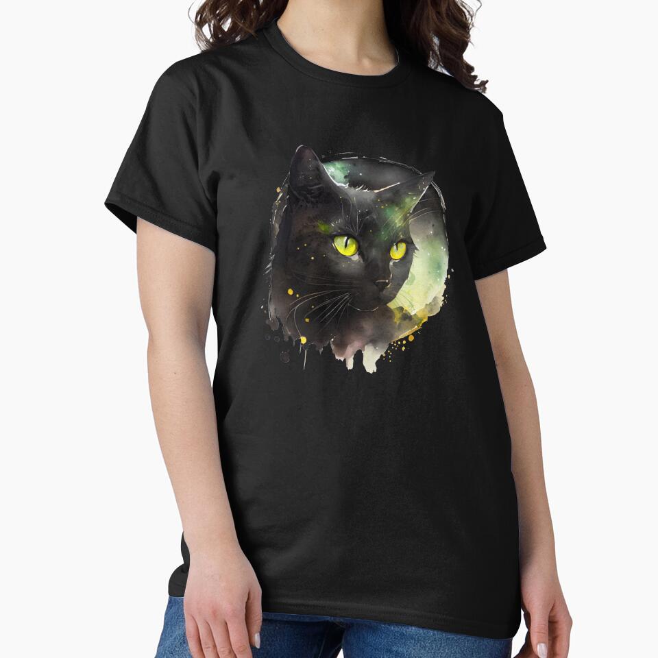 Black Cat by Batteman87 T-Shirts, Hoodie, Sweatshirt | BlankRebels.com (Image 2)