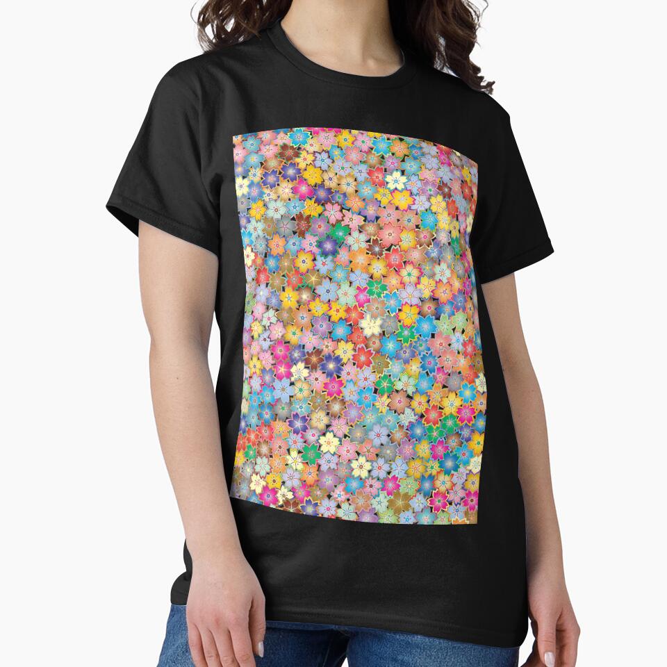 Pastel Flowers by Foofighter01 T-Shirts, Hoodie, Sweatshirt | BlankRebels.com (Image 2)