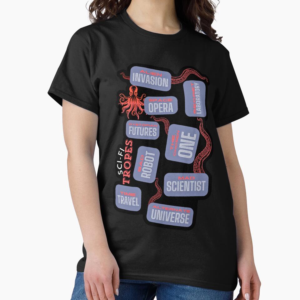 Fanfic Scifi Tropes by Renata Illustrata T-Shirts, Hoodie, Sweatshirt | BlankRebels.com (Image 2)