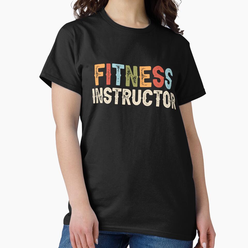 Fitness Instructor Job Occupation Funny Birthday by cidolopez T-Shirts, Hoodie, Sweatshirt | BlankRebels.com (Image 2)