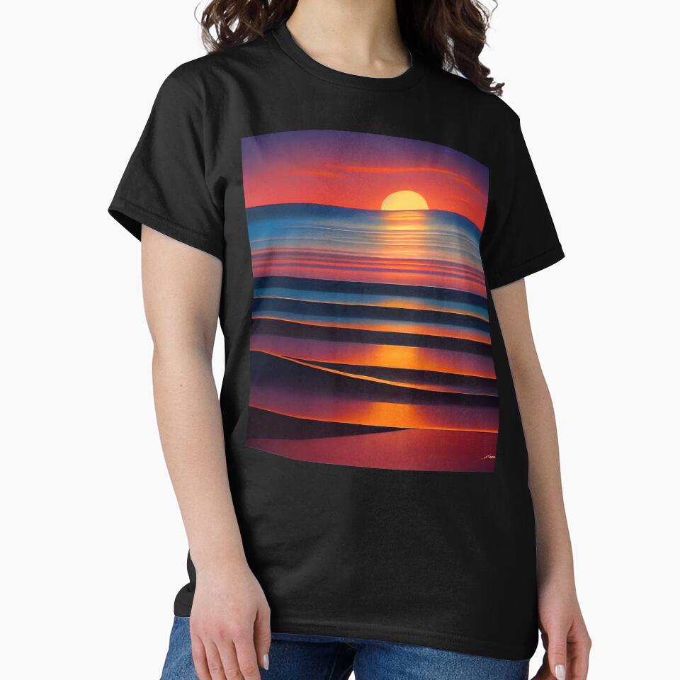 Sunset Summer by MidJourneymen T-Shirts, Hoodie, Sweatshirt | BlankRebels.com (Image 2)